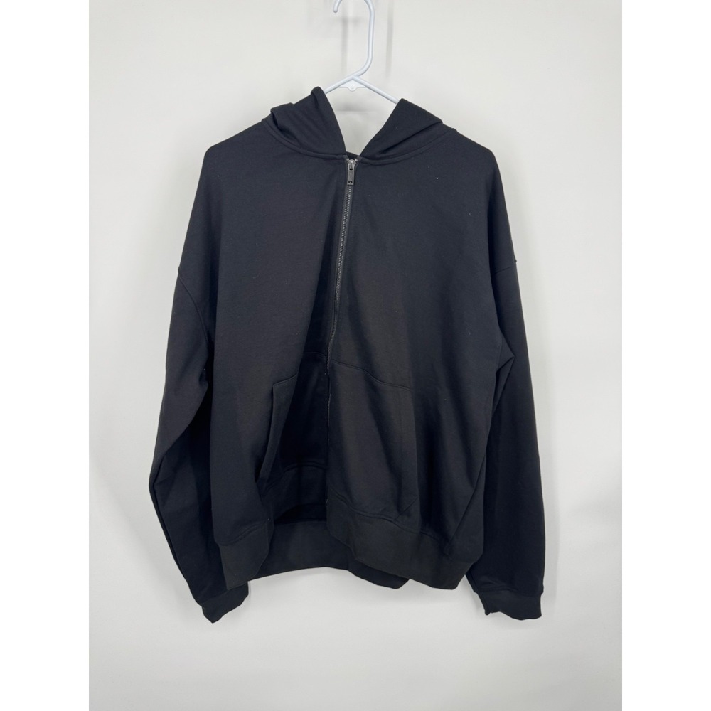 NWT Maison Article Tech Zip Lifestyle Hoodie Mens 2XL Black Full Zip Long Sleeve